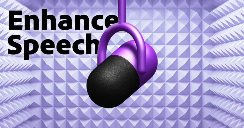 нейросеть Enhance Speech для обработки записи