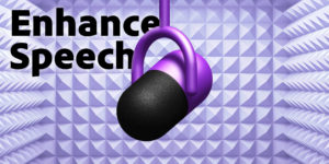 нейросеть Enhance Speech для обработки записи
